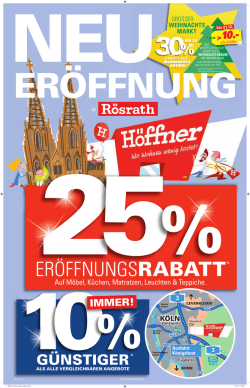günstiger - Möbel Höffner Prospekte