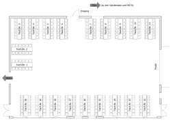 Flur - (zu den Garderoben und WC`S) Tisch Nr. 1 Tisch Nr. 2 Tisch N