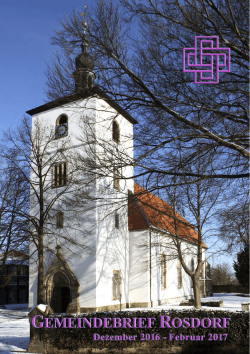 Hier - Kirchengemeinde Rosdorf