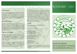 ECOVAST Flyer