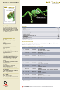 HR Today Print deutschsprachige Ausgabe