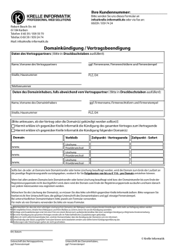 Domain - Krelle Informatik