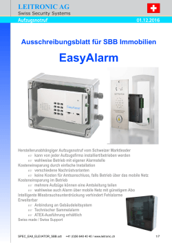 EasyAlarm - Leitronic AG