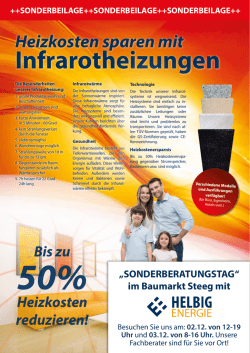 Infrarotheizungen