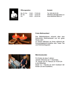 Informationen Bibliothek