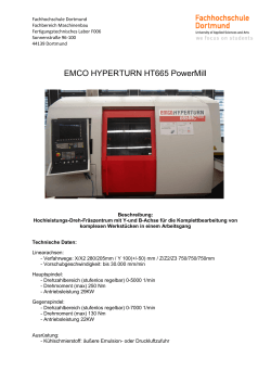 EMCO HYPERTURN HT665 PowerMill