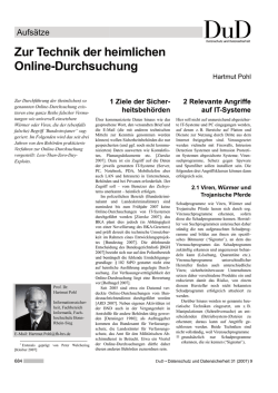 Die Datenschutz und Datensicherheit (DuD) ist umgezogen