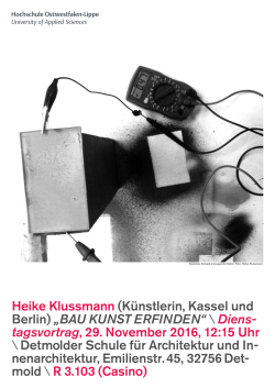 Heike Klussmann - HS-OWL