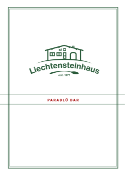 parablü bar - Liechtenstein-haus