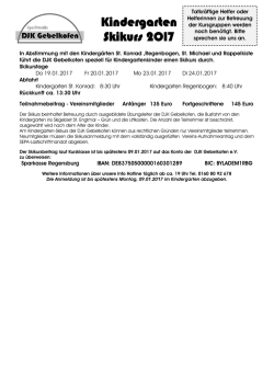 Kindergarten Skikurs 2017