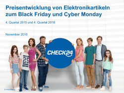 Black Friday bzw. Cyber Monday