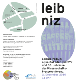 Leibniz-Podium - Leibniz