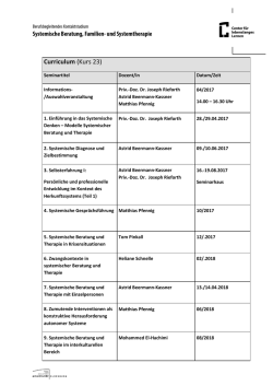 Curriculum - Universität Oldenburg