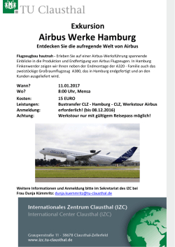 Airbus Werke Hamburg - IZC