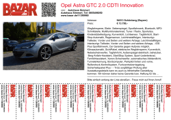 Opel Astra GTC 2.0 CDTI Innovation