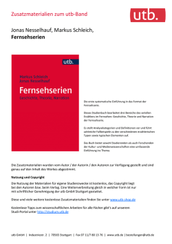 Fernsehserien - utb-Shop