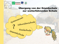 Informationen zur Erprobungsstufe