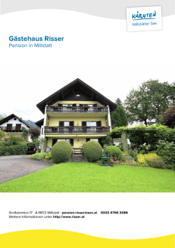 Gästehaus Risser in Millstatt
