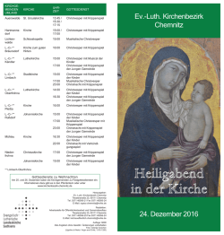 Heiligabende in der Kirche