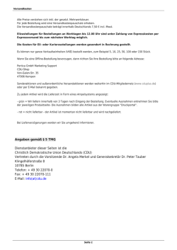 Herunterladen - CDU-Shop