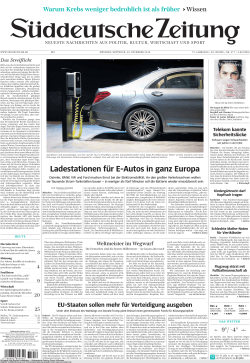 Leseprobe zum Titel: Süddeutsche Zeitung (30.11.2016)