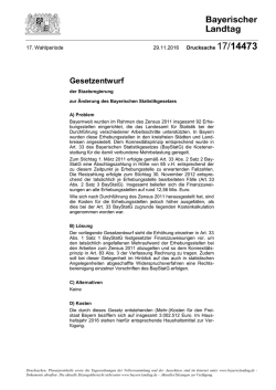 Drucksache 17/14473 - Bayerischer Landtag