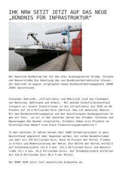 IHK NRW setzt jetzt auf das neue &bdquo;B&uuml;ndnis f&uuml;r