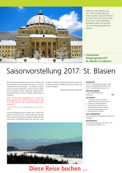Saisonvorstellung 2017: St. Blasien - felix