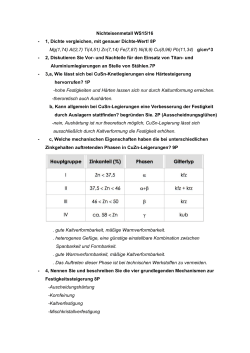 Werkstoffkunde der Nichteisenmetalle (W7328)