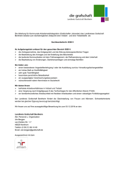 Sachbearbeiter/in SGB II
