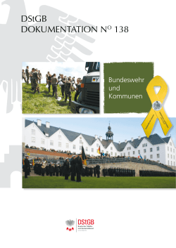 Dokumentation Nr. 138 "Bundeswehr und Kommunen"