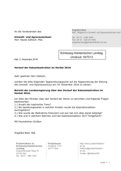 Schleswig-Holsteinischer Landtag Umdruck 18/7013