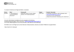 Offene Stellen Sekundarschule (PDF, 1 Seite, 12 KB)