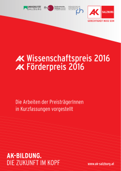 AK Wissenschaftspreis Kurzvorstellung 2016.indd