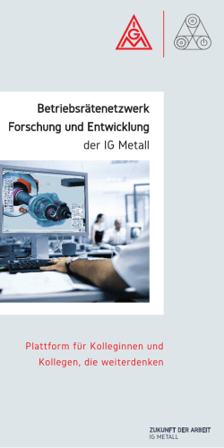 Betriebsrätenetzwerk Forschung und Entwicklung PDF