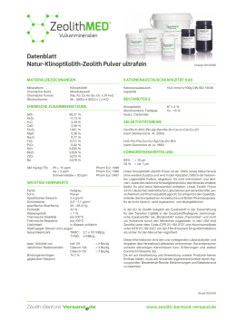 Zeolith MED® Pulver ultrafein