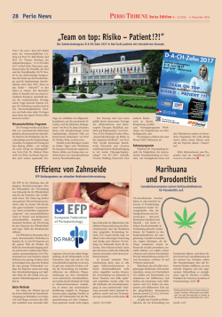Effizienz von Zahnseide Marihuana und Parodontitis