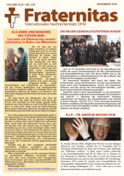 Internationales Nachrichtenblatt OFM