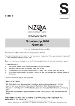 Scholarship Spanish (93007) 2015