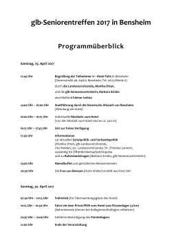 Programm - glb Hessen