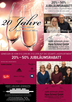 Hans Schmid Optik Schmuck Uhren