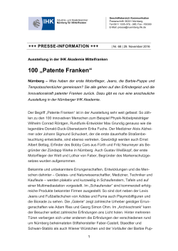 PDF | 164 kb - Nürnberg - IHK Nürnberg für Mittelfranken