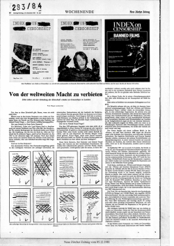 INDEXon - Neue Z&uuml;rcher Zeitung
