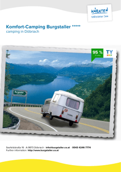 Komfort-Camping Burgstaller in Döbriach