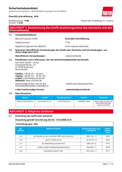 Sicherheitsdatenblatt (DE_DE)