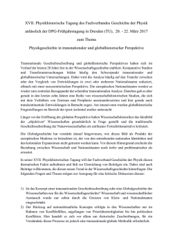 Call for Papers