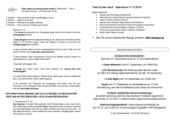 Handout - Ecclesia N&uuml;rnberg