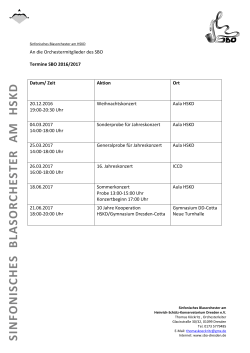 Termine SBO 2016-17 - SBO