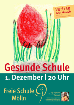 Vortrag - Freie Schule Mölln