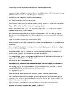 Hinweise f&uuml;r g&uuml;nstige Software aber, gibt es am Schluss